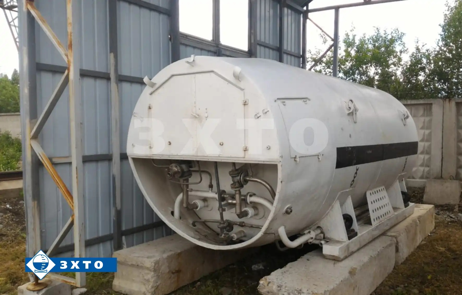 оборудование для хранения и выдачи сжиженного азота