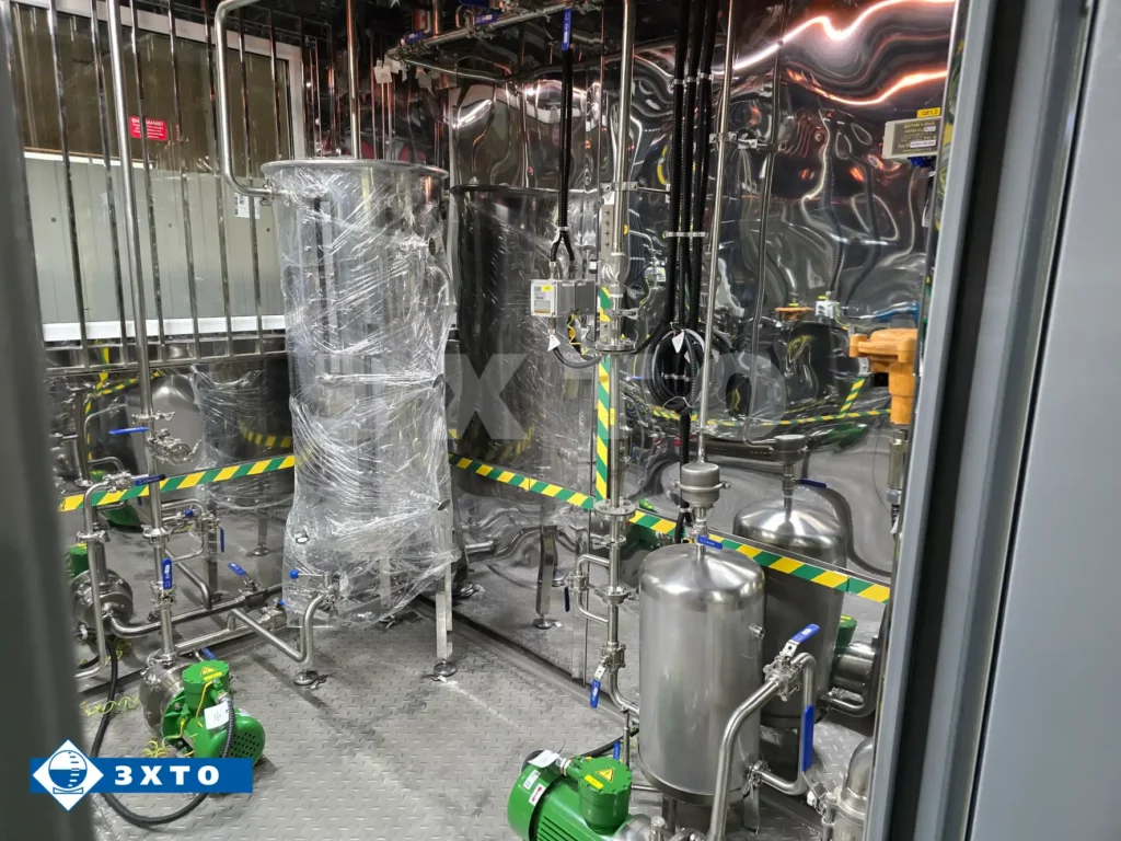 Мерник технический 1-го класса шкальный МШ-200 с обвязкой в спиртохранилище