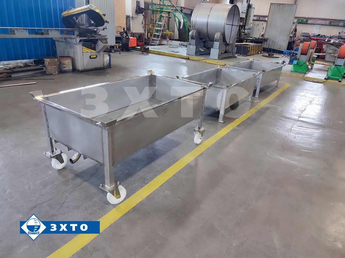 Ванна для творога передвижная